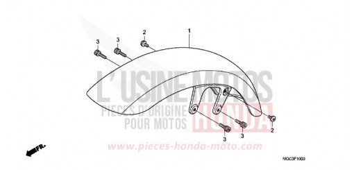 FRONT FENDER CB1100AD de 2013